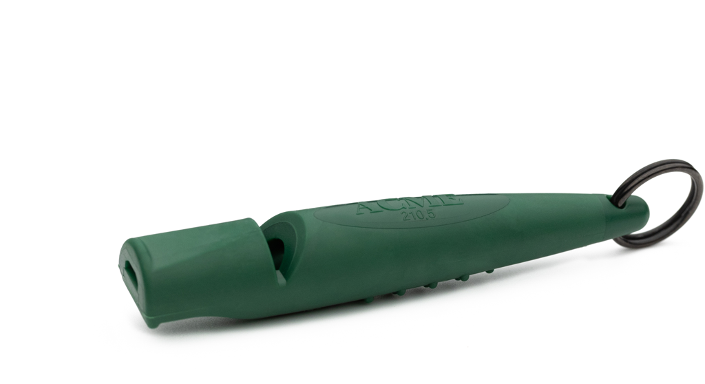 Acme Alpha 210.5 Moulded Dog Whistle Forest Green Specialist Whistles